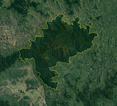 Satellite view of Marojejy